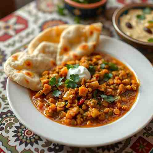 Home Cooked Indian Meals - Chole Bhature Recipe